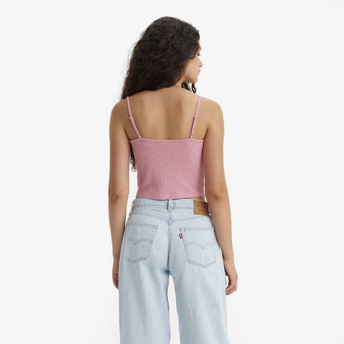 Blusa Levi's Dry Goods Waffle Tank Vermelha