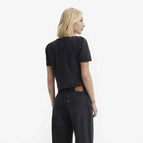 Blusa Levi's Pascale Blouse Preta Manga Curta
