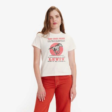 Camiseta Levi's® Graphic Classic Branca Manga Curta