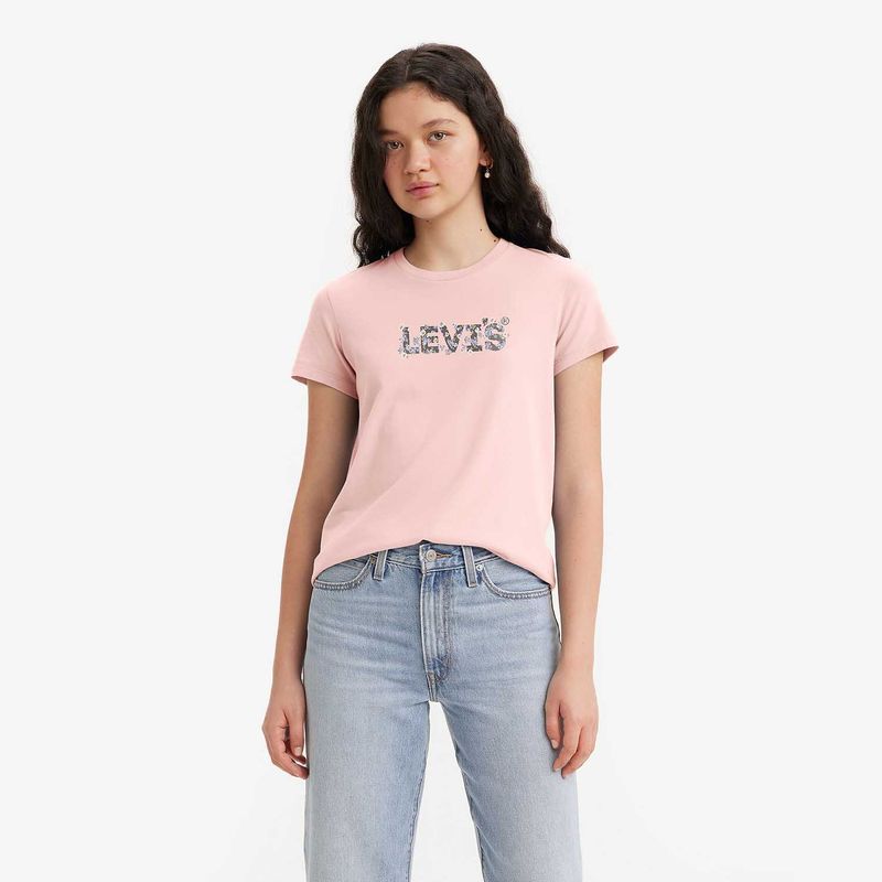 Camiseta Levi s The Perfect Rosa Manga Curta Levi s Brasil