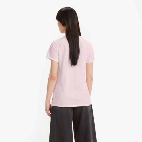 Camiseta Levi's® The Perfect Rosa Manga Curta