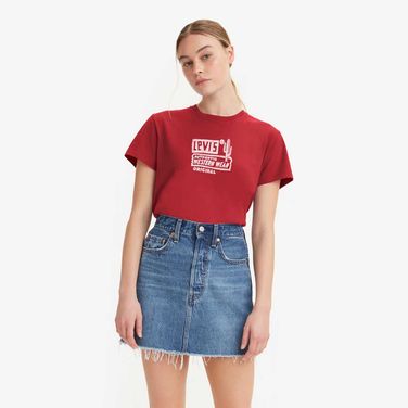 Camiseta Levi's® Graphic Classic Vermelha Manga Curta