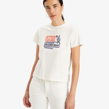 Camiseta Levi's® Graphic Classic Branca Manga Curta