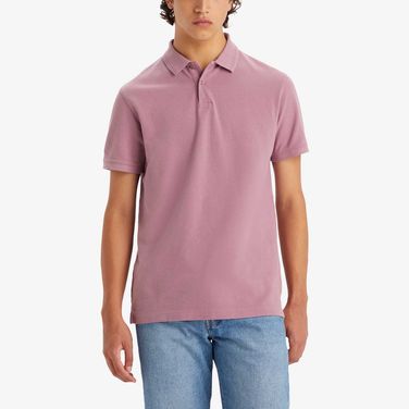 Camisa Polo Levi's The Standard Rosa Manga Curta