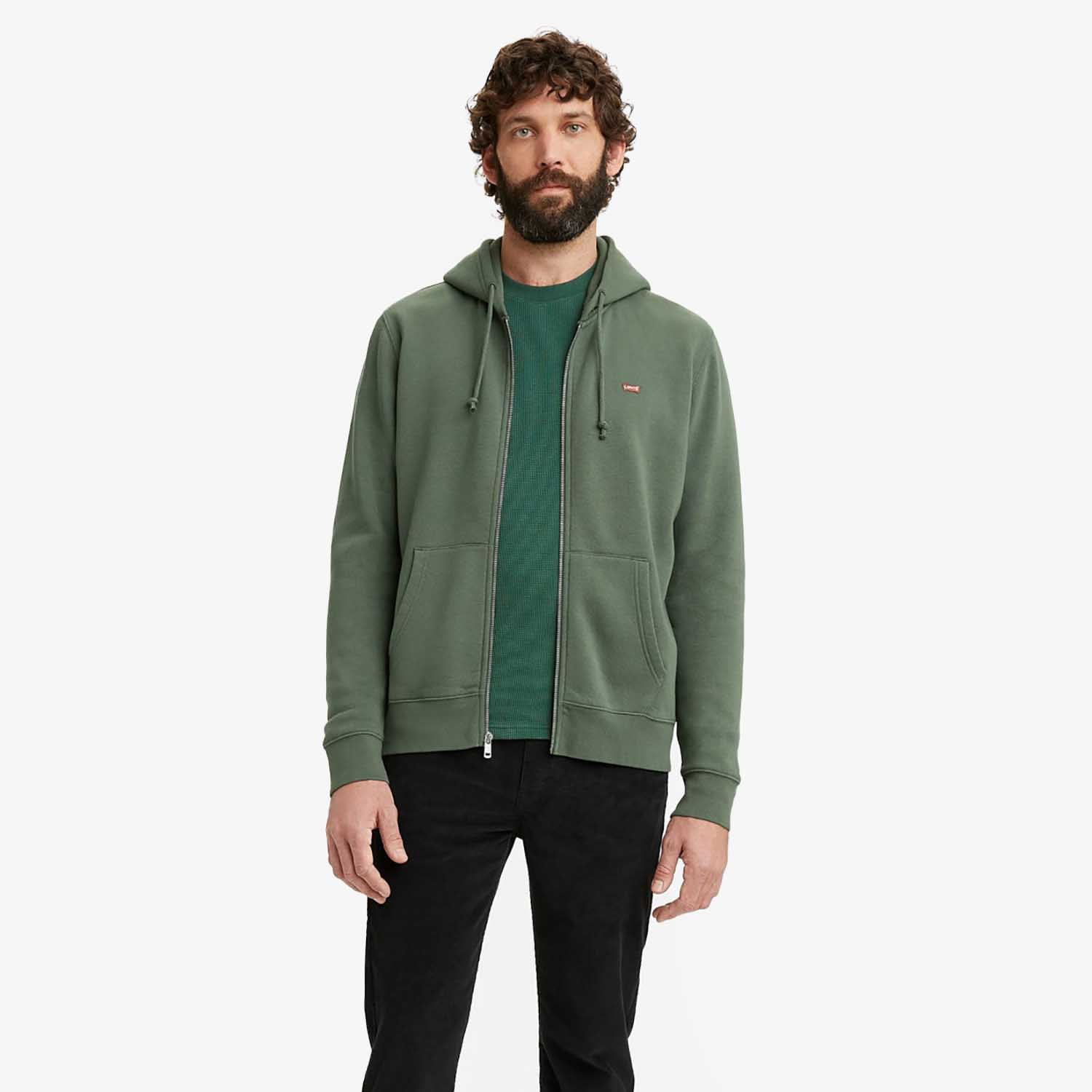 Moletom Levi's® Core Verde com Capuz e Zíper é boa?