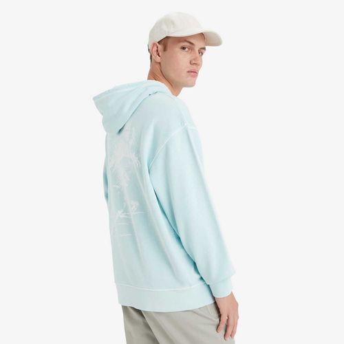 Moletom Levi's Relaxed Graphic Azul Claro com Capuz