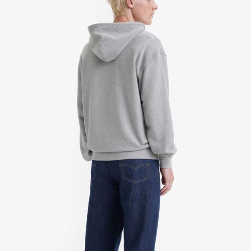 Moletom Levi's Relaxed Graphic Cinza com Capuz