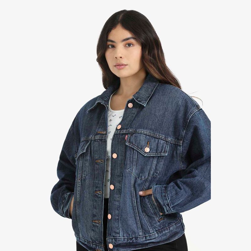 Jaqueta Jeans Levi's® 90s Trucker Com Pedrarias A17430033