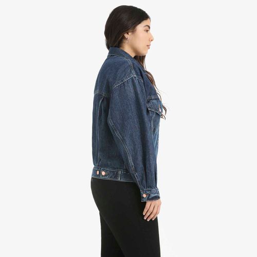 Jaqueta Jeans Levi's® 90S Trucker Lavagem Escura