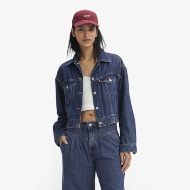 Jaqueta Levi's Featherweight Trucker Lavagem Média