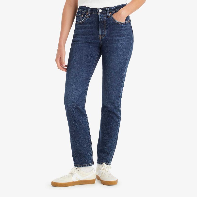 Calça jeans store escura feminina levis