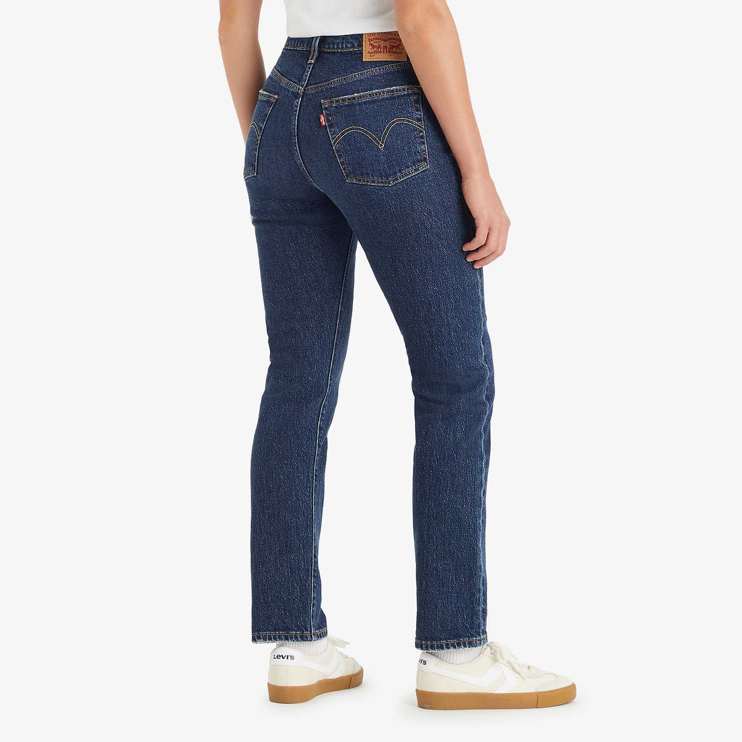 Calça Jeans Levi's® 501 For Women Lavagem Escura - Levi's® Brasil