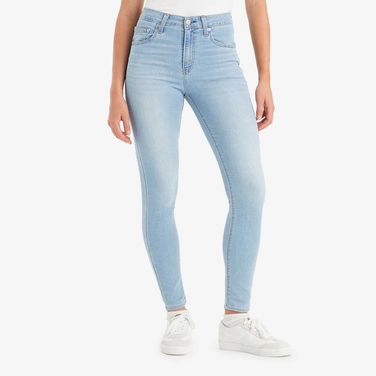 Calça Jeans Levi's® 721 High Rise Skinny Lavagem Clara