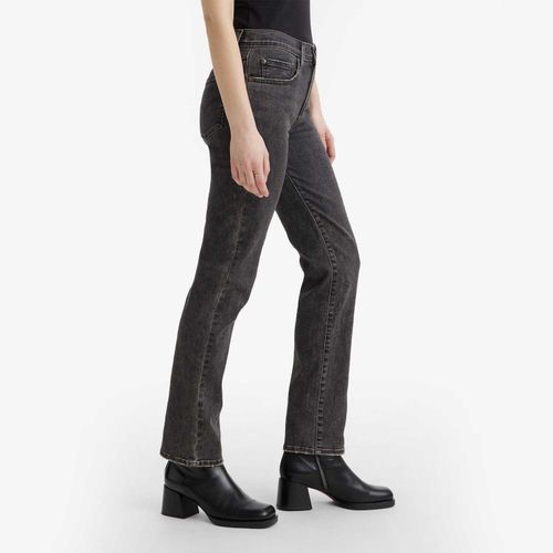 Calça Jeans Levi's® 724 High Rise Straight Preta