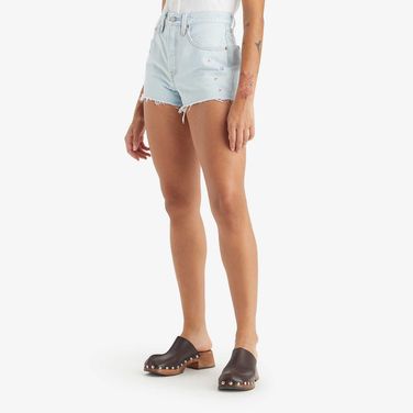 Short Jeans Levi's® 501 Original Lavagem Clara