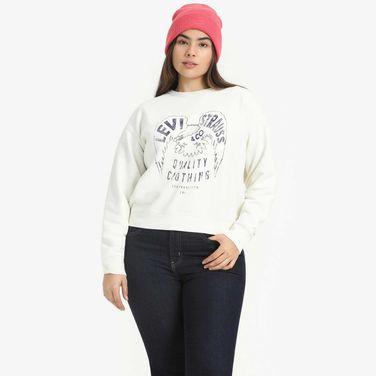 Moletom Levi's Graphic Signature Crew Branco