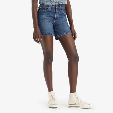 Short Jeans Levi's® 501 Mid Thigh Lavagem Escura