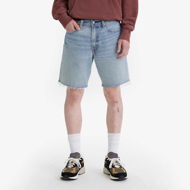 Bermuda Jeans Levi's 468 Stay Loose Lavagem Clara