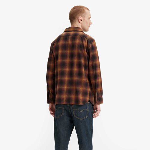 Camisa Levi's® Classic Worker Xadrez Manga Longa
