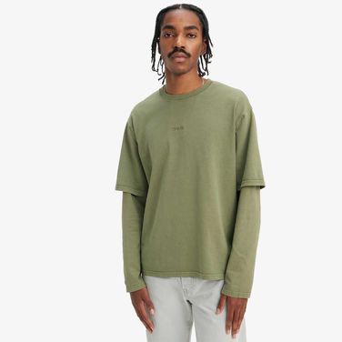 Blusa Levi's Twofer Verde Manga Longa