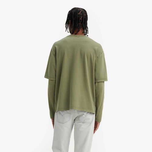 Blusa Levi's Twofer Verde Manga Longa