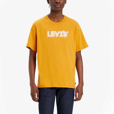 Camiseta Levi's Graphic Set-in Neck Amarela Manga Curta