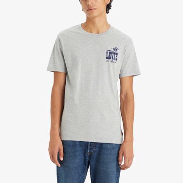 Camiseta Levi's® Graphic Set-in Neck Cinza Manga Curta