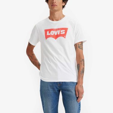 Camiseta Levi's® Graphic Crewneck Branca Manga Curta