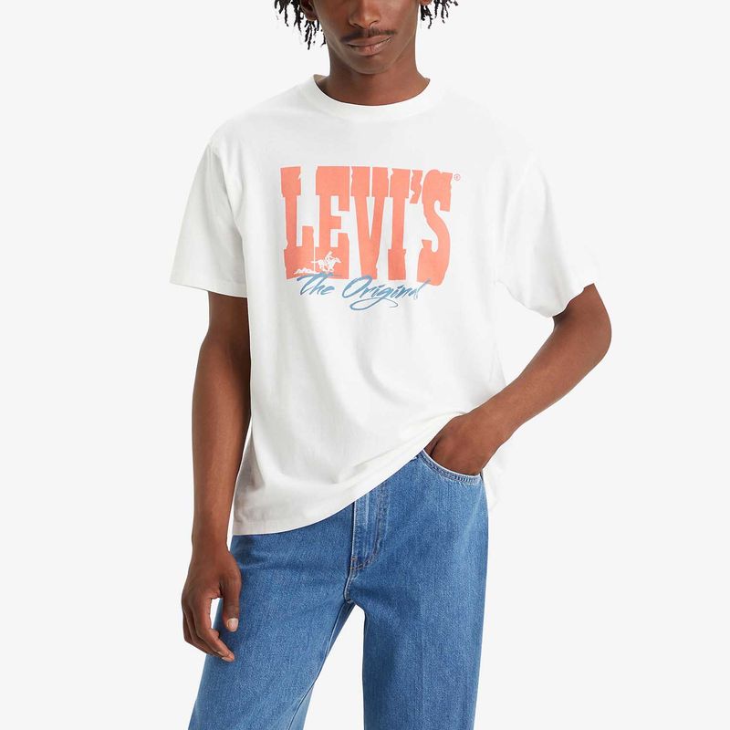 Camiseta Levi s Vintage Fit Graphic Branca Manga Curta Levi s Brasil