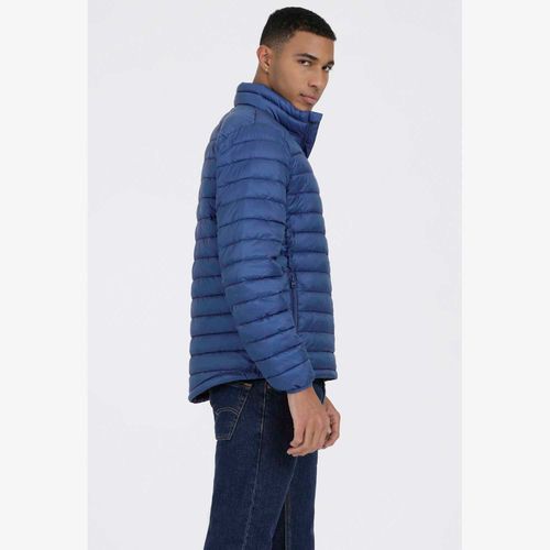 Jaqueta Puffer Levi's Azul com Saco para Guardar