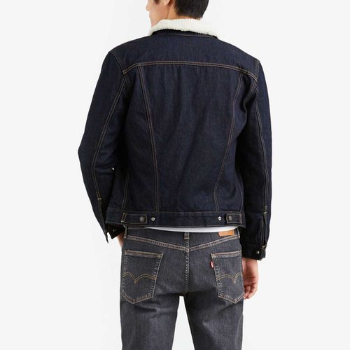 Jaqueta Levi's® Sherpa Trucker Lavagem Escura