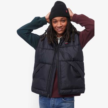 Colete Puffer Levi's® Sunset Vest Preto