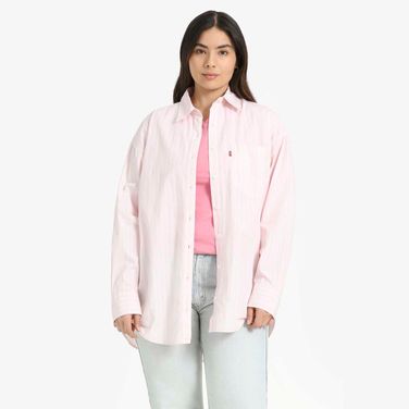 Camisa Levi's® Nola Rosa Manga Longa