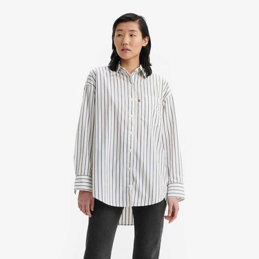 Camisa Levi's Nola Azul Manga Longa