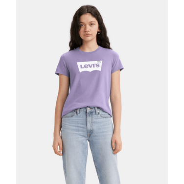 Camiseta Levi's The Perfect Marrom Manga Curta