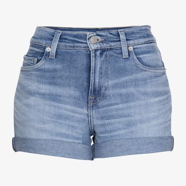 Short Jeans Levi's High Rise Lavagem Clara