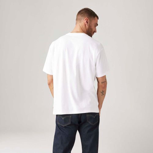 Camiseta Levi's® Vintage Batwing Graphic Branca Manga Curta