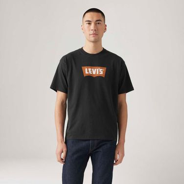 Camiseta Levi's® Vintage Batwing Graphic Preta Manga Curta