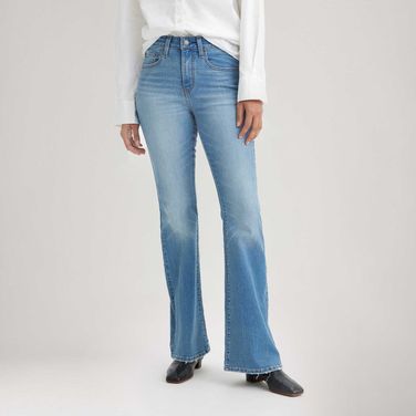 Calça Jeans Levi's® 726 High Rise Flare Lavagem Média