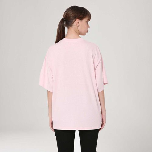 Camiseta Levi's® Graphic Stack Rosa Manga Curta