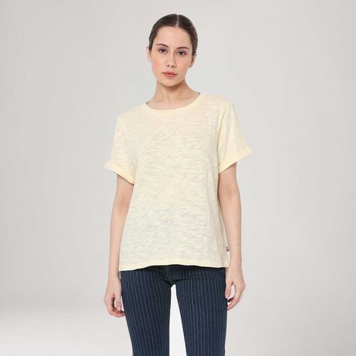 Camiseta Levi's® Margot Amarela Manga Curta