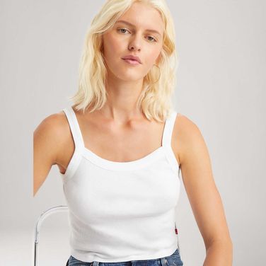 Regata Levi's® Essential Sporty Rib Branca