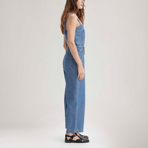 Macacão Jeans Levi's® Drea Lavagem Média