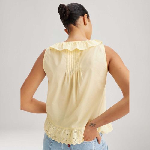 Blusa Levi's® Fauna Amarela Manga Curta