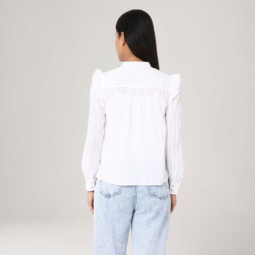 Blusa Levi's® Gianna Branca Manga Longa