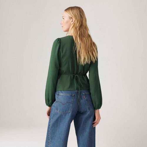 Blusa Levi's® Dolores Verde Manga Longa