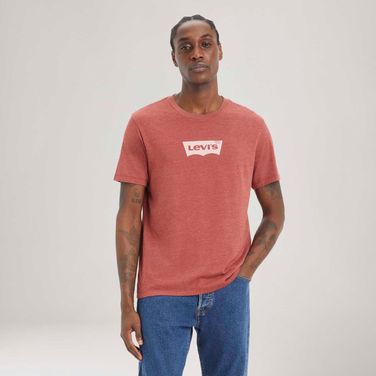 Camiseta Levi's® Graphic Crewneck Vermelha Manga Curta