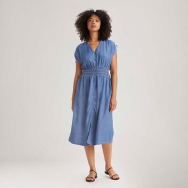 Vestido Levi's® Betty Midi Lavagem Clara