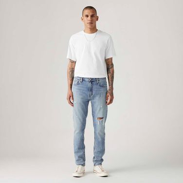 Calça Jeans Levi's® 510® Skinny Lavagem Clara com Rasgos