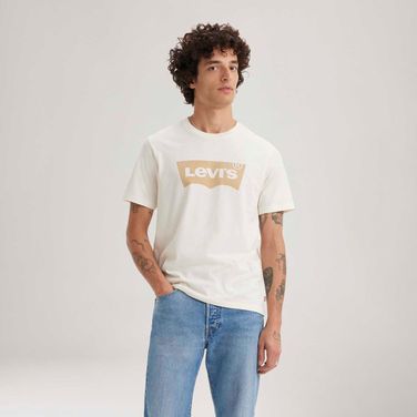 Camiseta Levi's® Graphic Crewneck Branca Manga Curta